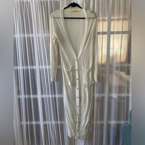 Sheer Cream Cardigan